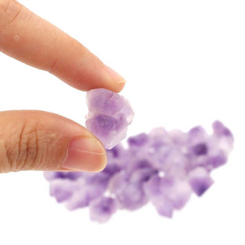 Anhänger handgefertigt aus natürlichem Amethyst