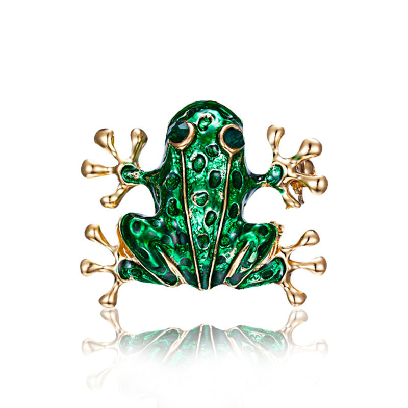 Broche de rana vintage