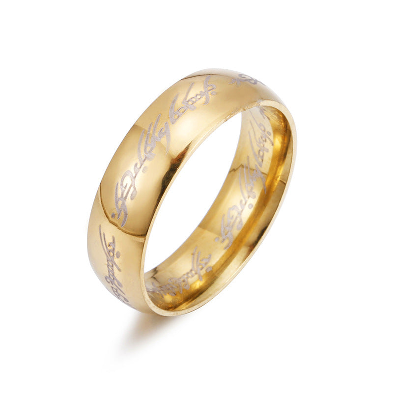 Titanstahlring Herrenring Ring