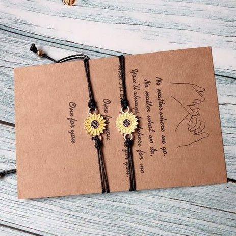Pulseras de la Amistad de Girasol