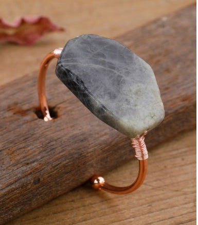 Armbänder mit rauen Steinen Weihnachtsarmbänder Schmuckgeschenke