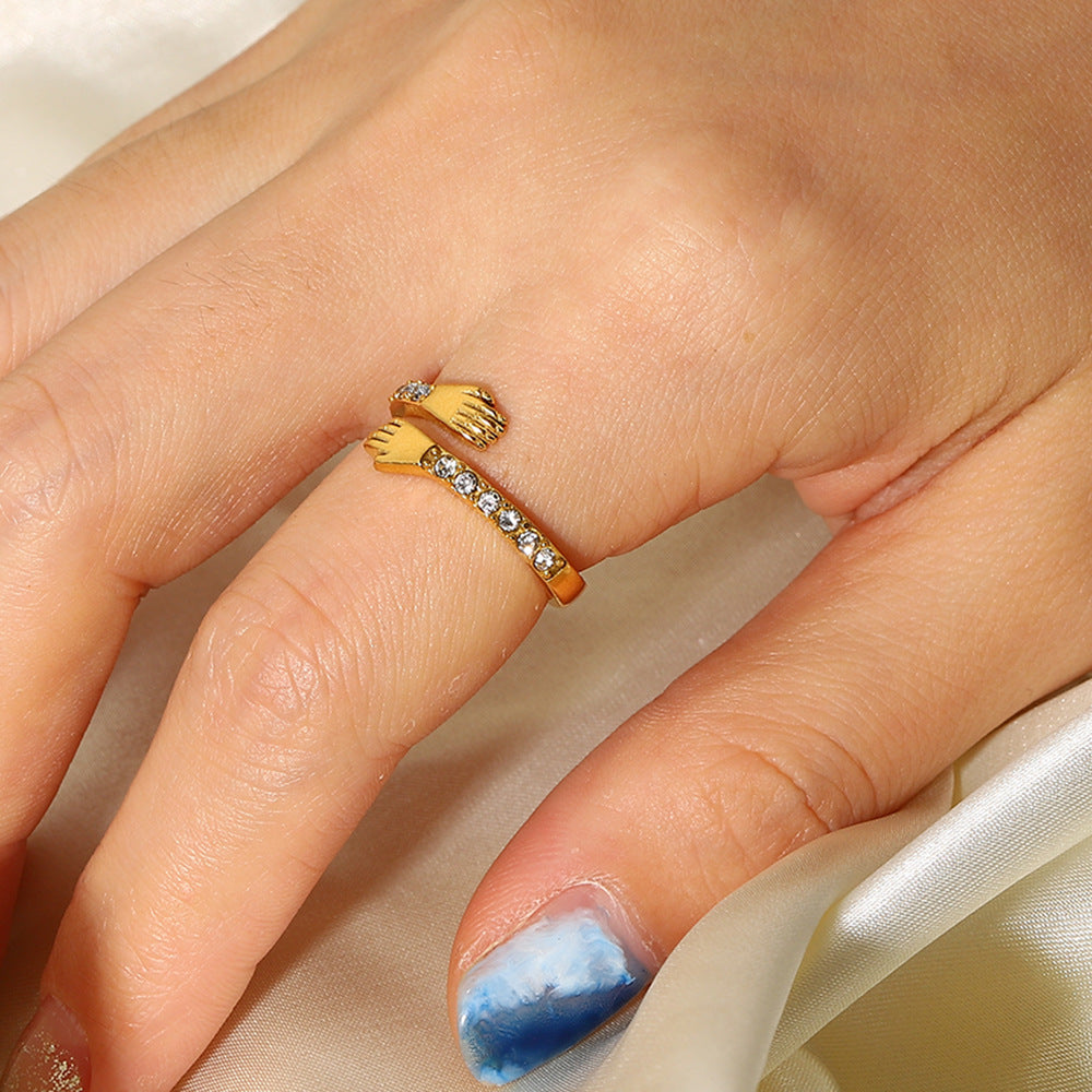 Anillo de oro Amaryllis