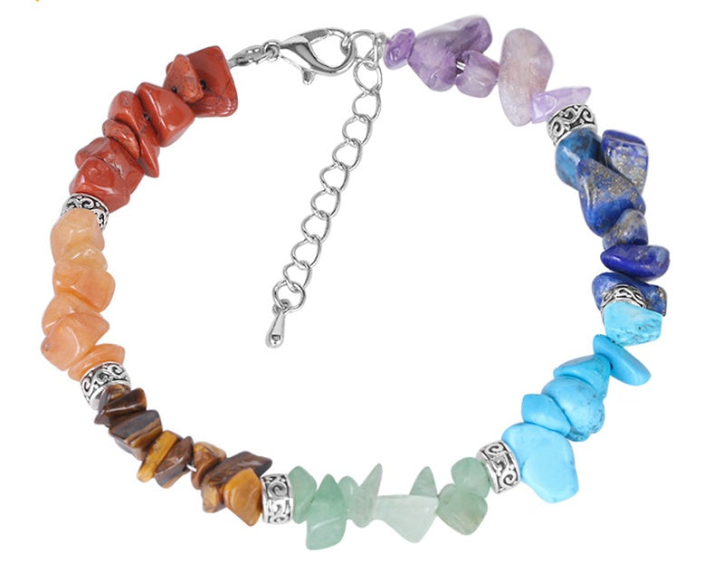 Schotterarmband 7 Chakra Armband Verlängerungskette