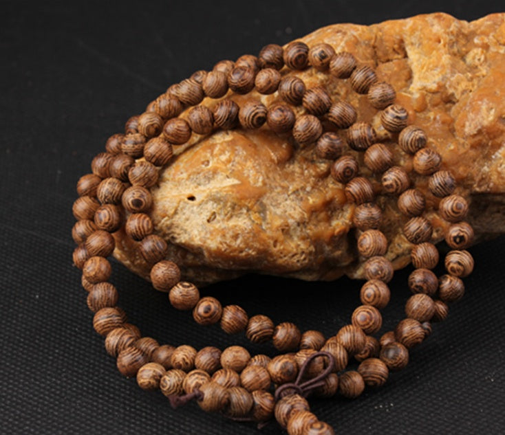 Pulsera de madera Shun Wenji, pulsera de madera de frijol Cliff, pulsera de pareja, joyería para hombres y mujeres, pulseras de 108 cuentas