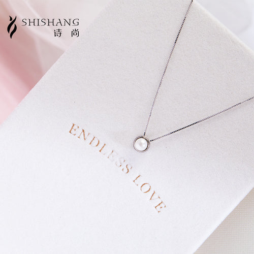 925 Silver Pearl Necklace