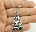 Herren- und Damen-Pulloverkette, lange Anhänger, Buddha-Anhänger, koreanische Version, einfache Halskette