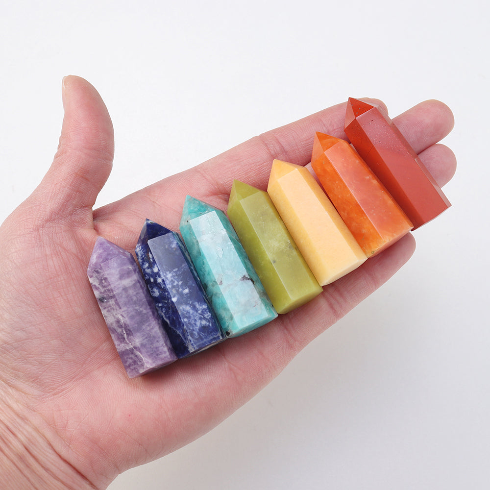Naturkristall Sechskantprisma Roherz-Exemplar Entmagnetisierungsbox Geschenk