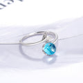 Verstellbarer Ring für Damen, Hochzeit, Verlobung, versilbert, Fingerring, Schmuck, stilvolles Persönlichkeitsdesign, Meerjungfrau