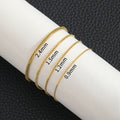 Nischen-Design Schlangenknochen-Kette Titanstahl-Armband für Damen