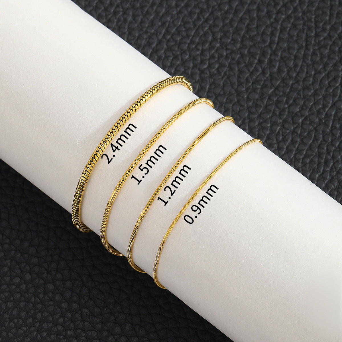 Niche Design Snake Bones Chain Titanium Steel Bracelet For Women