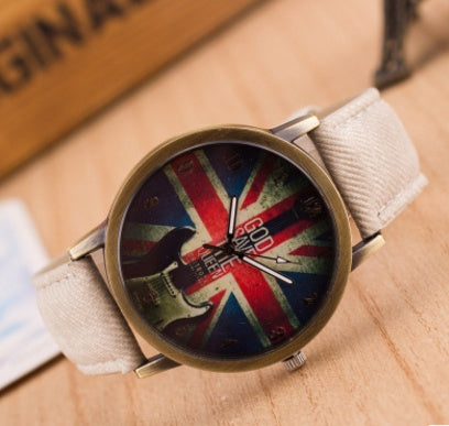 Reloj de pulsera con bandera del Reino Unido