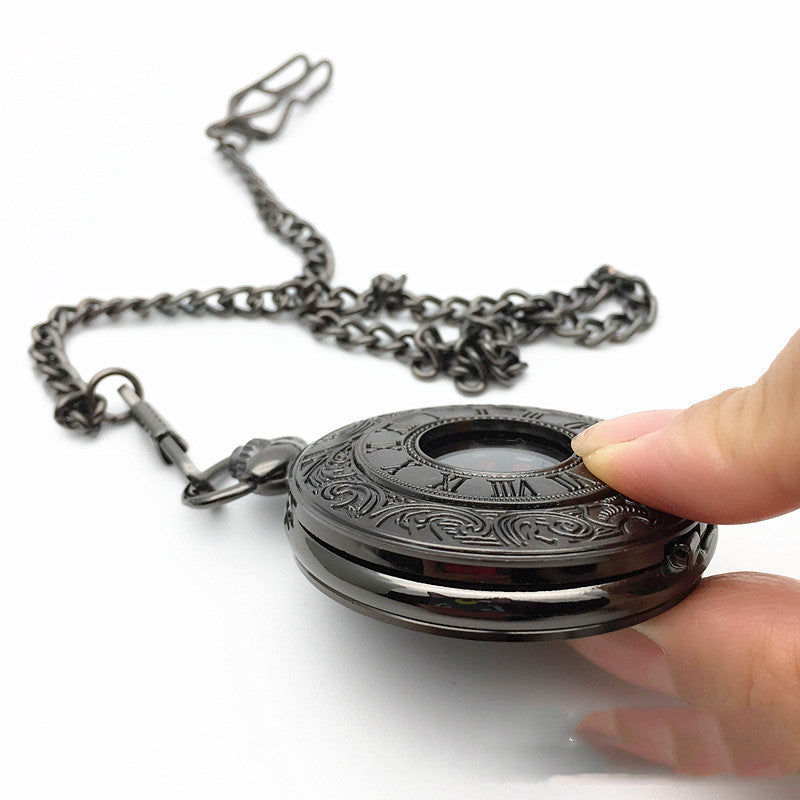 Klassische römische Doppelscheiben-Taschenuhr