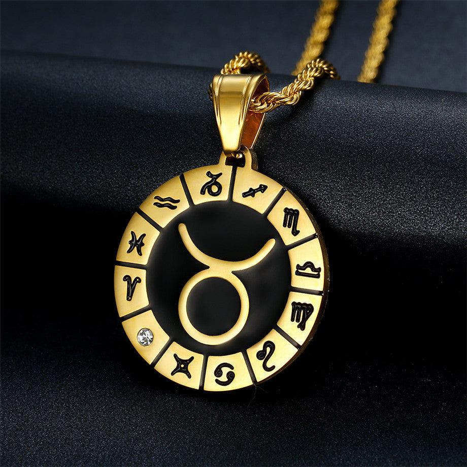 Titan-Gold-Anhänger Sternbild