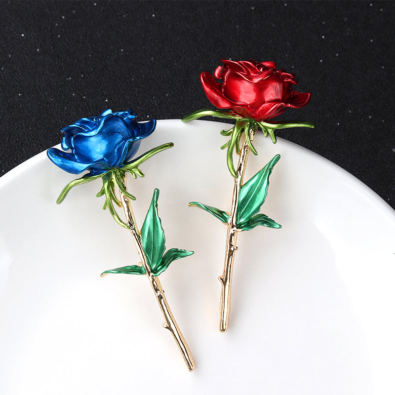 Broche de flor de rosa