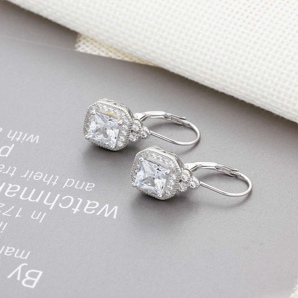 Ohrringe aus Sterlingsilber 925 mit Strass