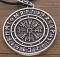 Nordic Symbol Viking Rune Ring Amulet Pendant necklace
