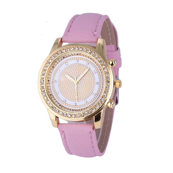 Nuevo brazalete de reloj para mujer, relojes de Ginebra de cristal para mujer, relojes de pulsera de cuarzo de acero inoxidable a la moda
