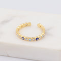 Anillo de oro y bronce, bisutería de moda para mujer y hombre