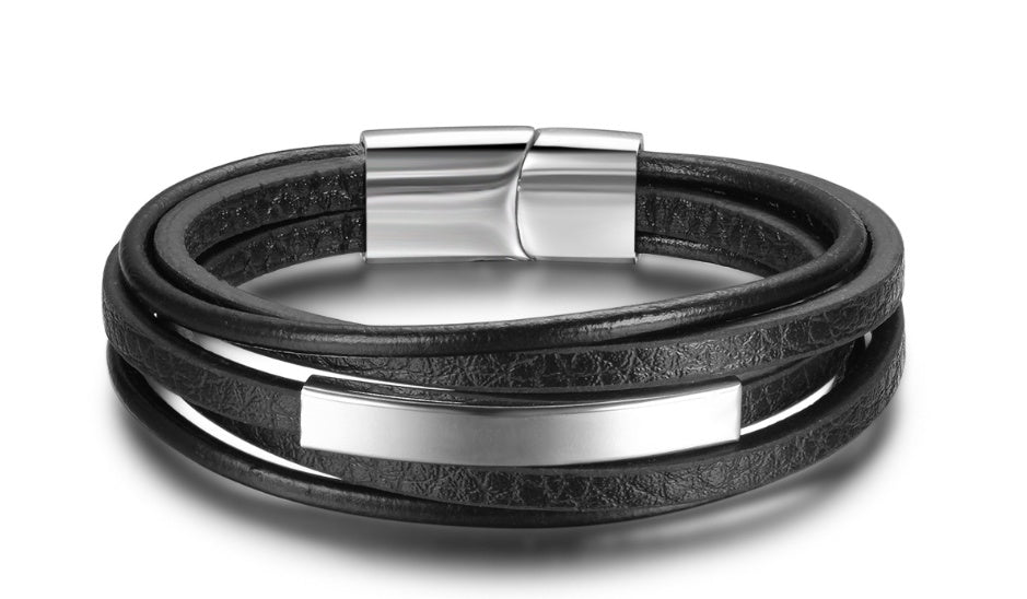 Armbänder aus echtem Leder für Herren