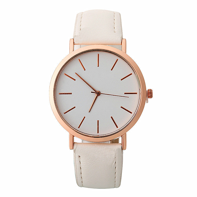 Relojes de mujer de cuarzo estilo simple de moda Relojes de pulsera Reloj de vestir para mujer