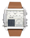 Reloj electrónico 611 fecha 8145 cuenta regresiva impermeable retroiluminación luminosa doble pantalla