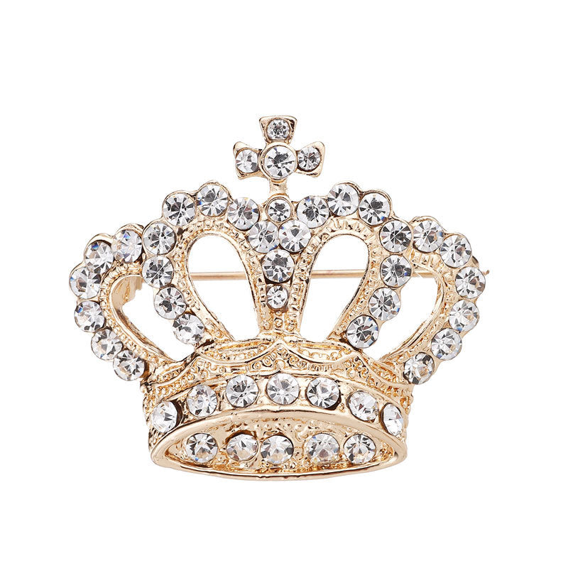 Broche Corona de Diamantes