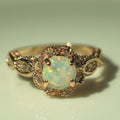 Opel-Ring Modeschmuck Opalring Damen