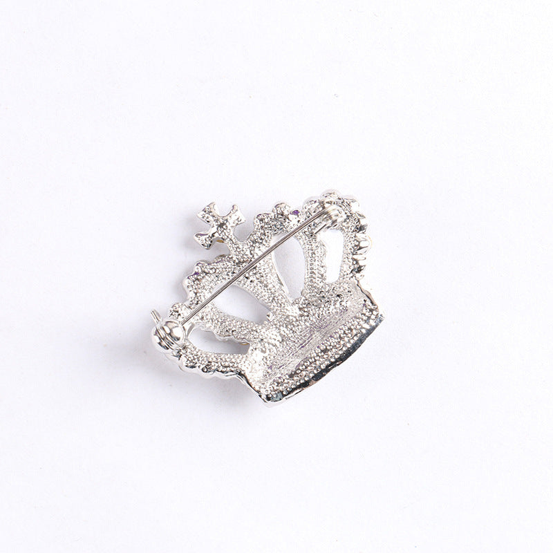 Broche Corona de Diamantes