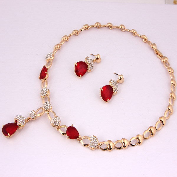 Schmuckset, Frauen-Kristall