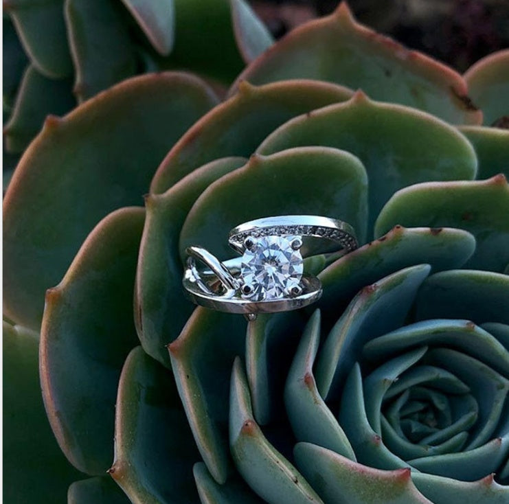 Accessoires Mode Damen Verlobungsringe Schmuck