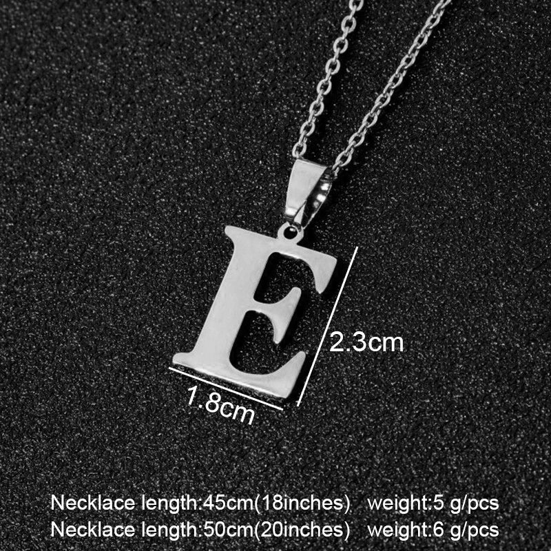 DIY personality letter necklace letter