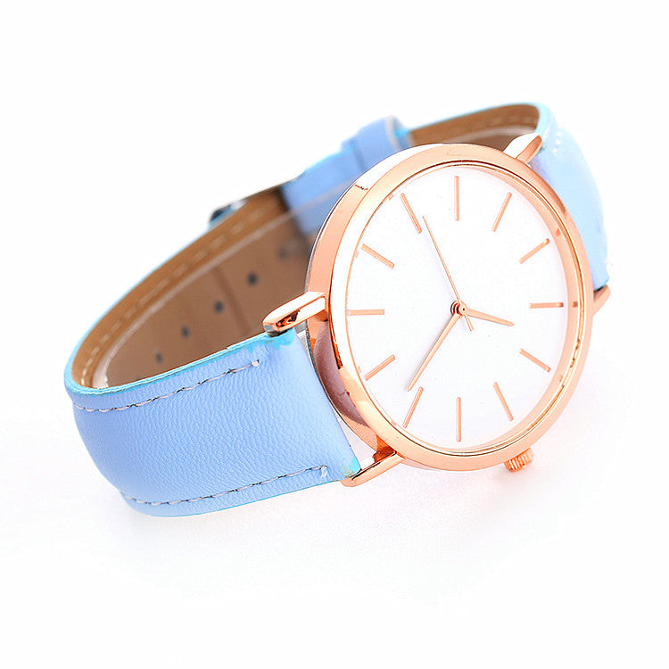Relojes de mujer de cuarzo estilo simple de moda Relojes de pulsera Reloj de vestir para mujer