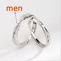 S925 Sterling Silber Partnerringe