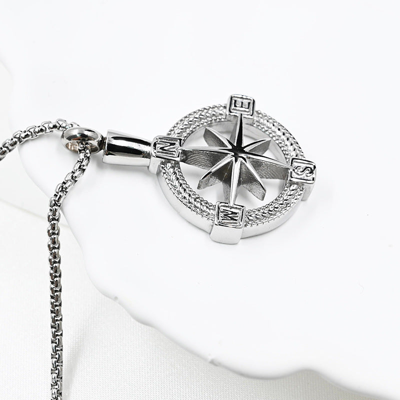 Couple Fashion Jewelry Titanium Steel Water Bottle Pendant Necklace