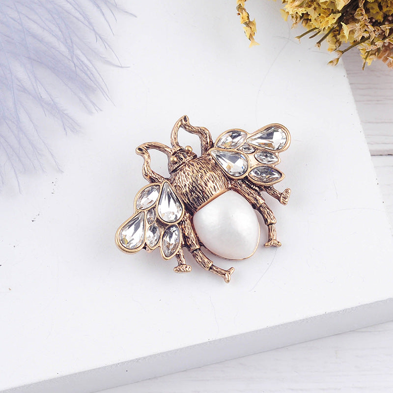 Broche vintage de abeja Premium Sense