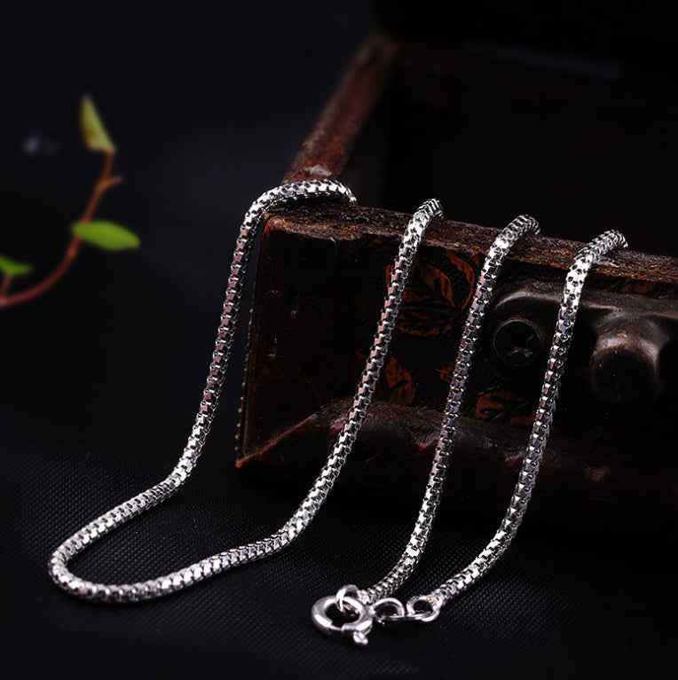 S925 Sterling Silber rotierender Sechs-Worte-Mantra-Anhänger