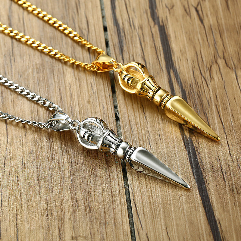 Stainless steel pendant necklace