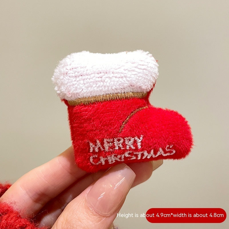 Cartoon Niedlicher Weihnachtsmann Brosche Weihnachts-Festival-Accessoires