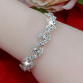 Kristallarmband Flash Diamantarmband Damen Einfaches Armband