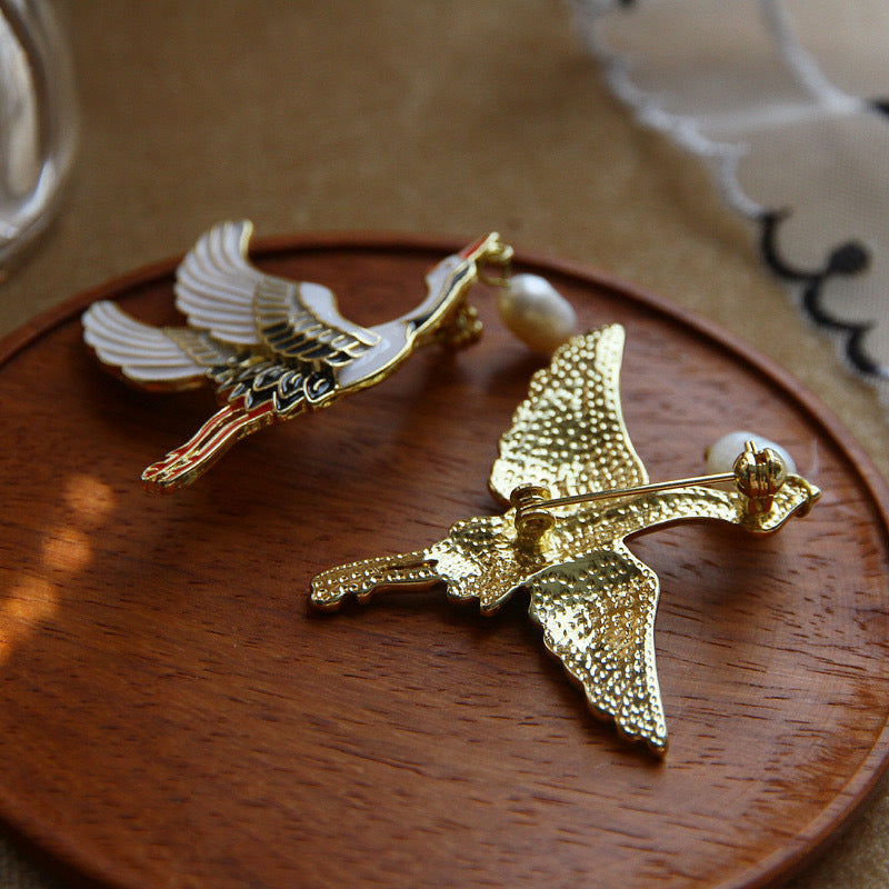Korsage, Vintage, High-End, blendfreier Schmuck