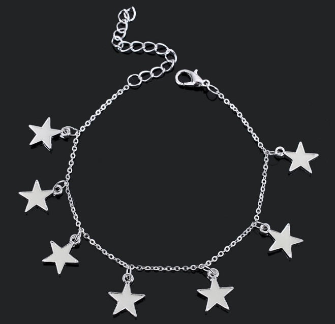 Echte Nachtleuchtarmbänder Sterne Pfirsichblüten Leuchtarmbänder Armbänder