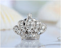 Trendy Jewelry GoldSilver Color Crown Shape Unisex's Pin Brooch For Gift Christmas