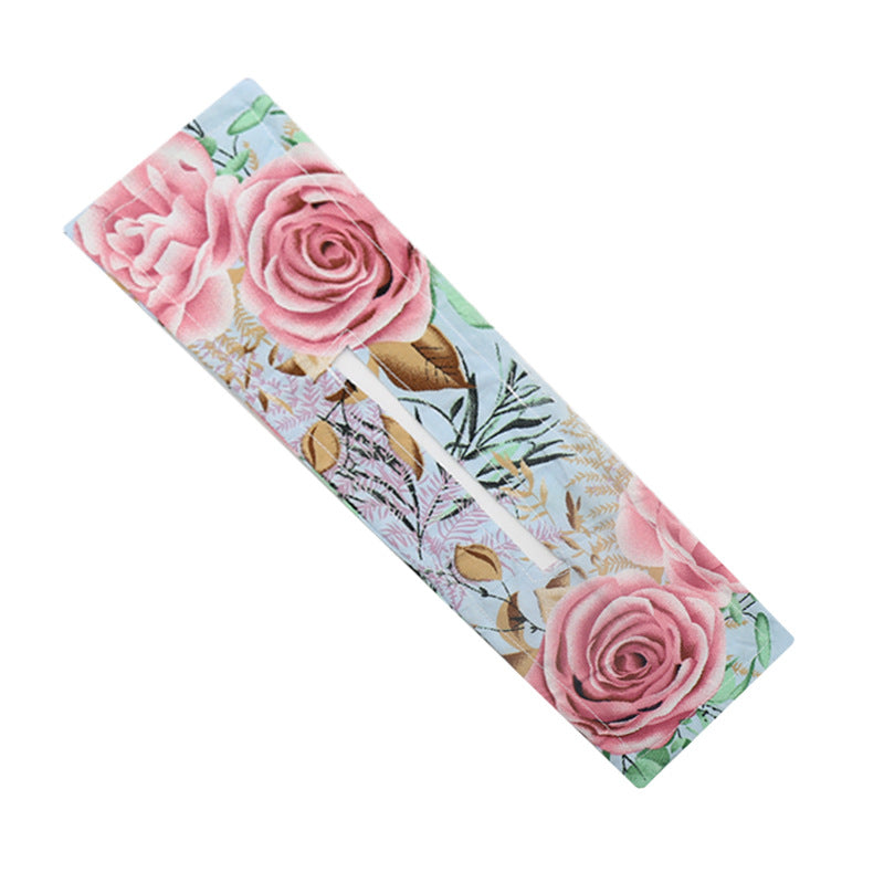 Diadema estampada con rizador de pelo estilo lazo vintage francés