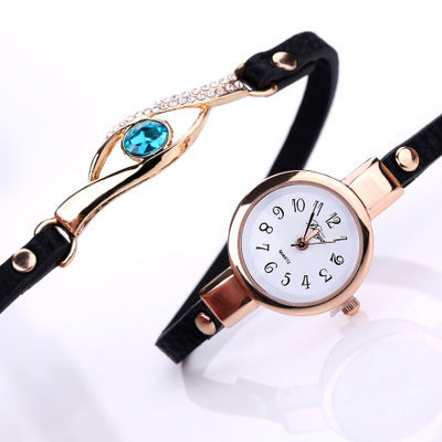 Neue Mode Damen-Gürteluhr mit drei Kreisen
