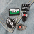 Broche de vinilo de gramófono