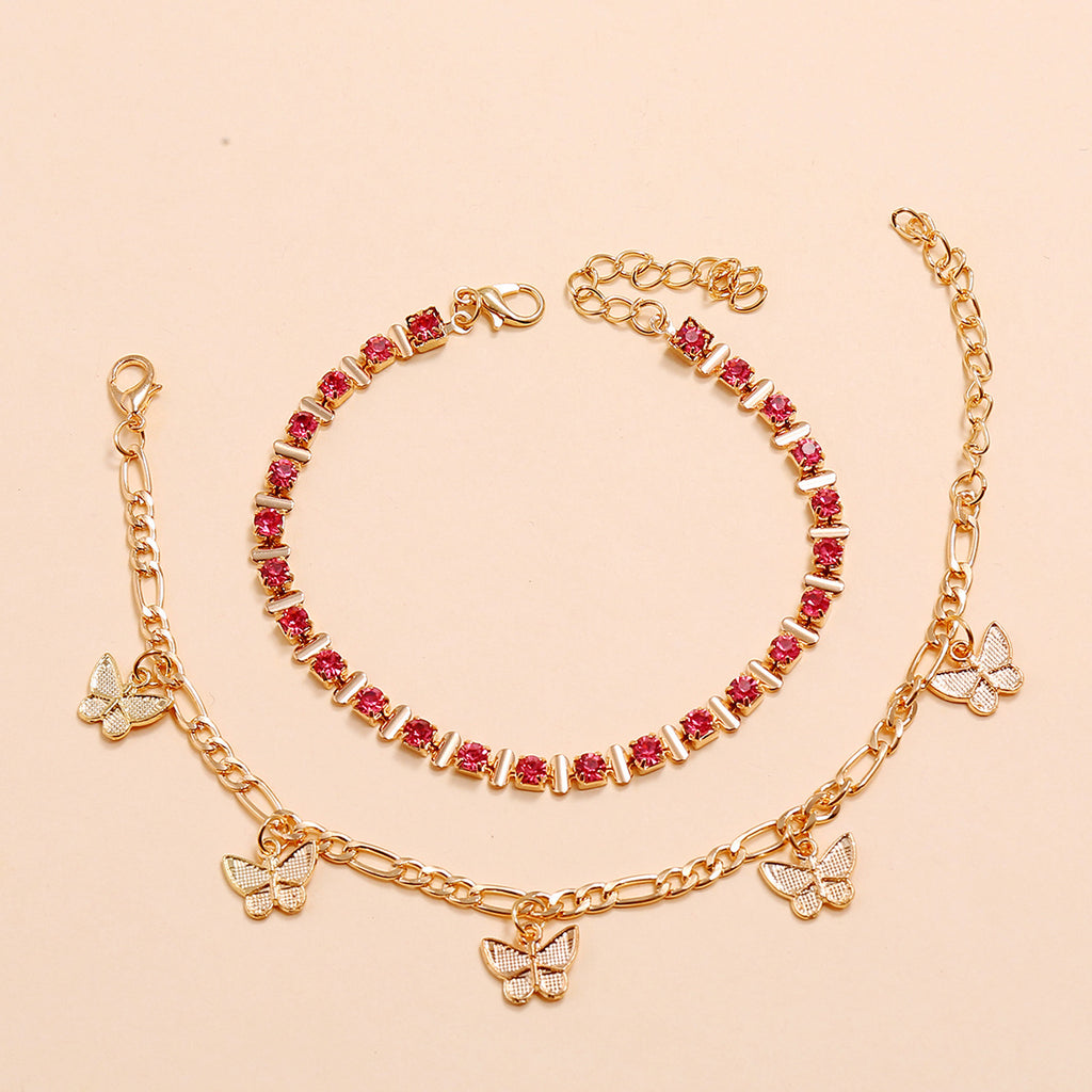 Calzado con borlas de mariposa