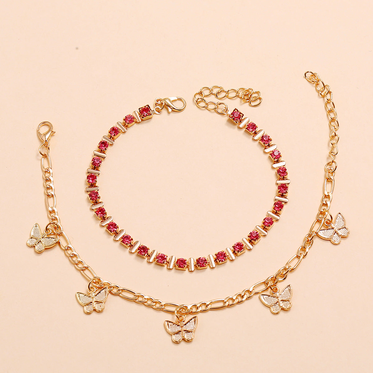 Calzado con borlas de mariposa