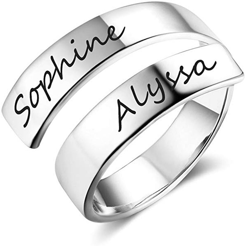Anillo de plata personalizado