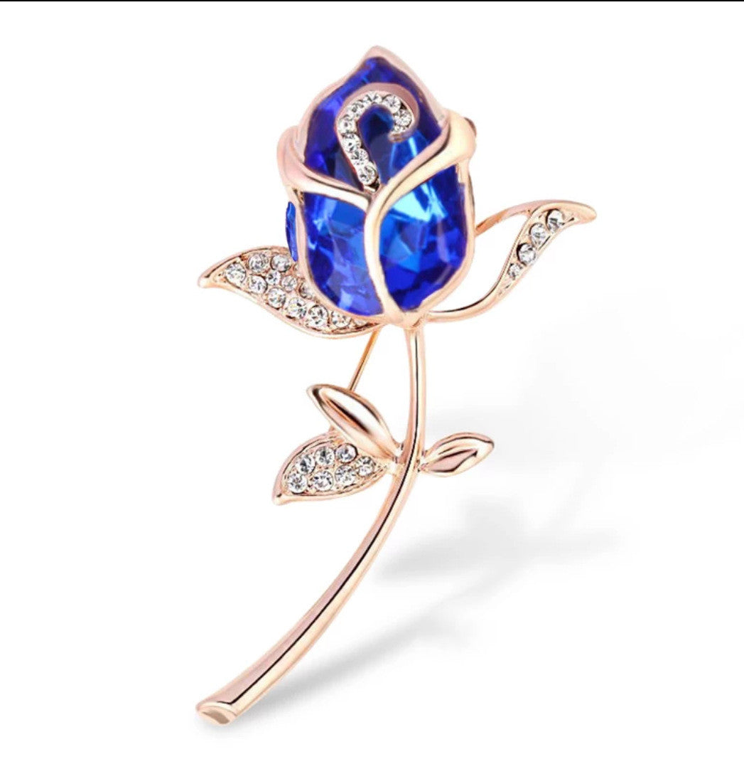 Broche de moda de rosa