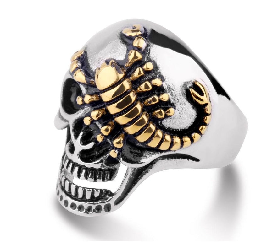 Punk Persönlichkeit Pinzette Pinzette Ring Titan Stahlguss Alternativring Übertreibung Handschmuck